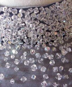 neck line with beads work gowns