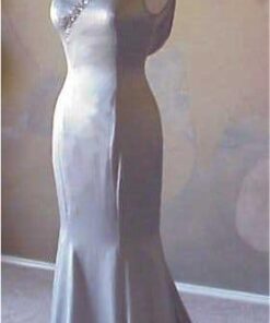 silver evening dresses
