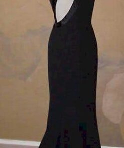 stylish back evening wear