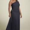 one shoulder plus size special occasion evening dresses
