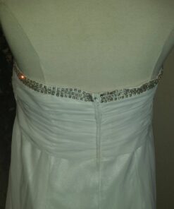 blackless white evening gowns