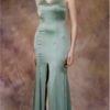 silk evening dresses