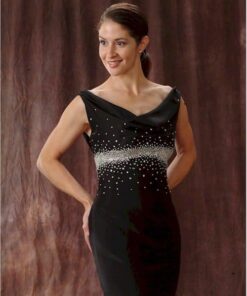 sleeveless black special occasion dresses