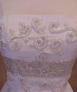 worked tube evening wear