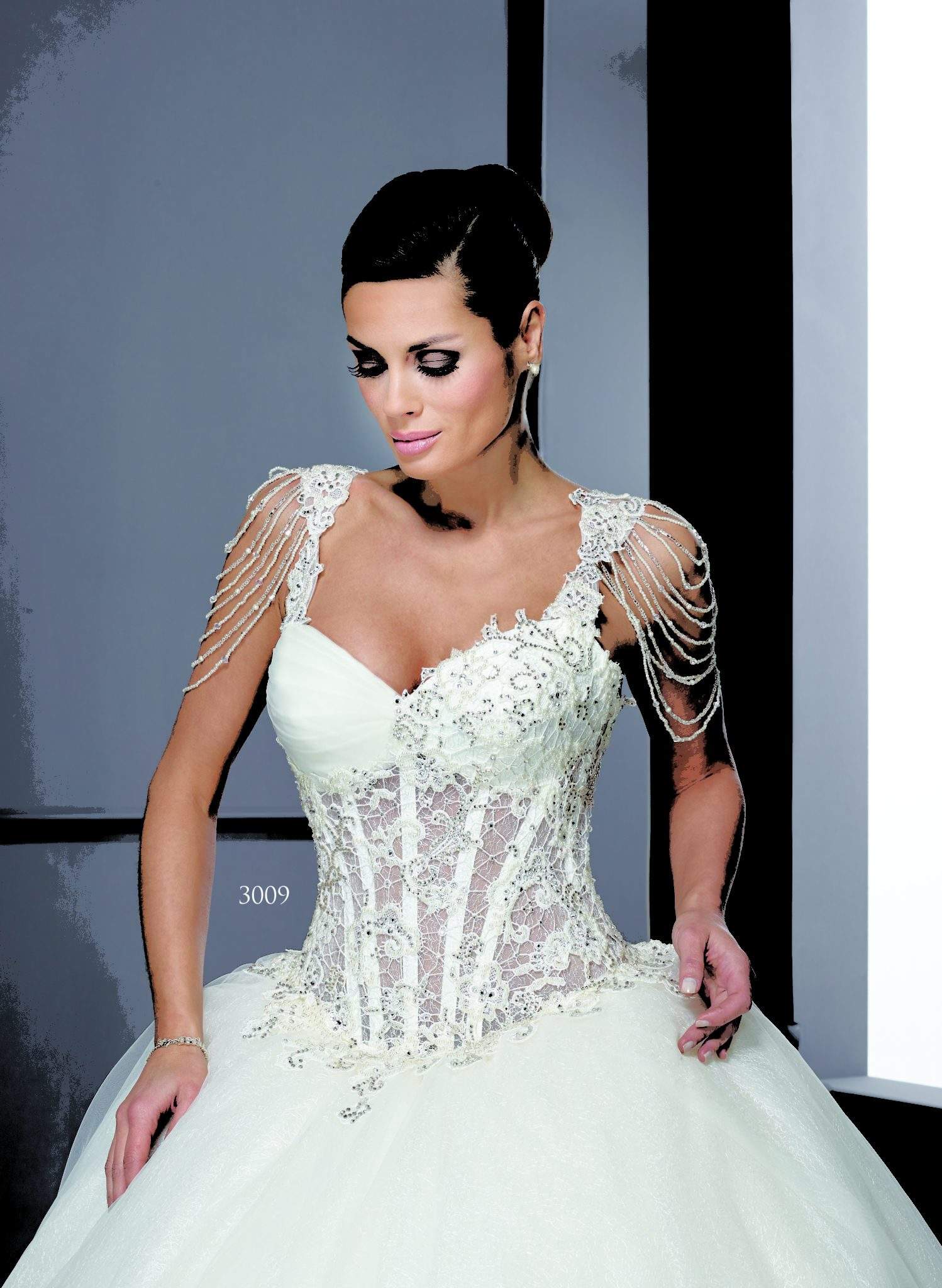 Style #T3009 Corset Wedding Dresses from Darius Bridal collection