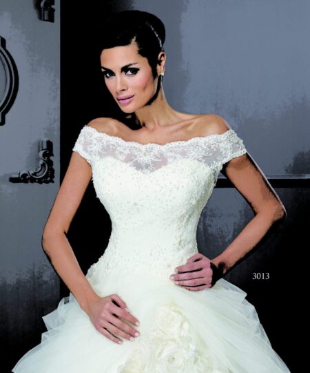 off the shoulder wedding dresses
