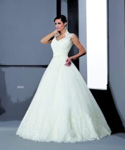 Queen Anne Collar Bridal Gowns