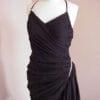 chiffon black evening dresses