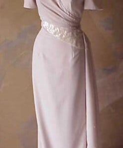 waist work evening gown