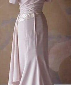 half sleeves gown