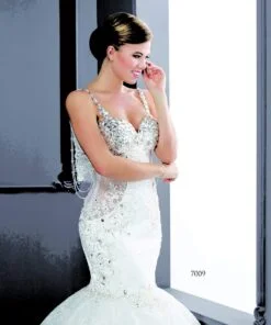 Silk Bridal Gowns with Swarovski Crystals