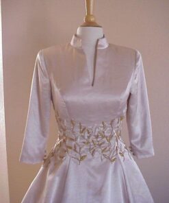 Style B2028 - A-Line Ball Gowns with Three Quarter Length Sleeves