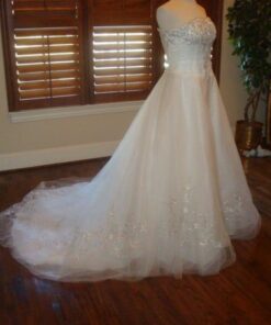 Strapless Petite Bridal GOwns