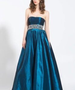 Blue ball gowns for prom