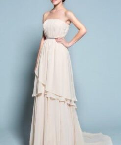 Tiered Skirt Evening Dresses