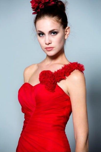 Red One Shoulder Formal Dresses from Darius USA