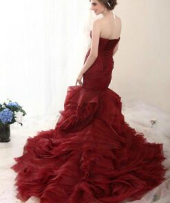 redlaceupbackeveningdress DariusCordell