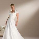 Style pic#ps2029 Plus Size Wedding Dresses with shrug jacket