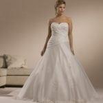 Style pic#ps2039 - Strapless Plus Size Wedding Gowns with Ruching