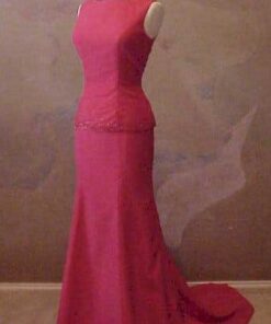 Red Sleeveless Evening Dresses