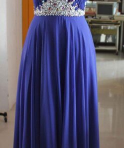 blue formal gowns