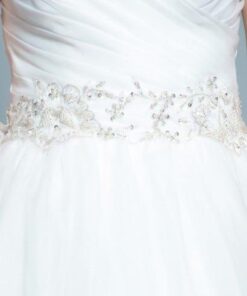 Organza Wedding Dresses with belt