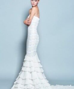 Style 30150790 - Fitted Wedding Dresses with Tiered Skirt