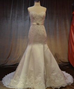 belted wedding gowns