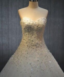 wedding gowns with swarovski crystals