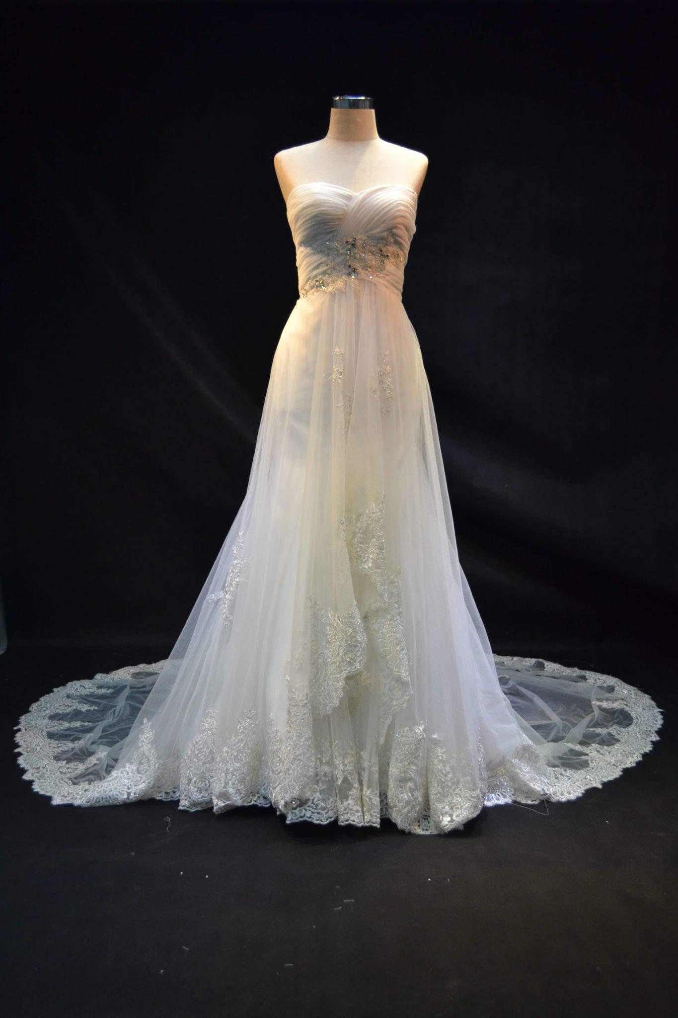 chiffon wedding gowns