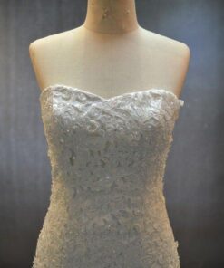 Alencon lace wedding gowns