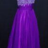 purple evening dresses