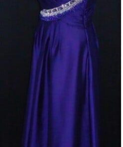 blue special occasion dresses with v neck