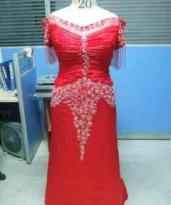 Red Plus Size Pageant Gowns