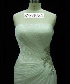 gathered shirring bridal gowns