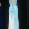 Light Blue Halter Evening Dresses