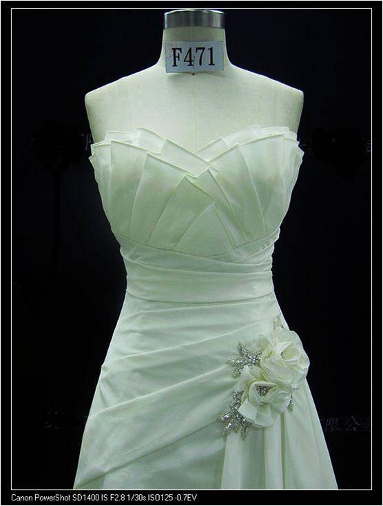 Style #gr471 strapless bridal gowns with flowers strapless bridal gowns with flowers