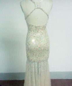back Pastel Yellow Pageant Dresses