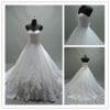 strapless lace wedding ball gowns