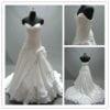 ruched bridal dresses with pick ups