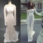Inspired Recreation of an Ester Couture Long Sleeve wedding gown.