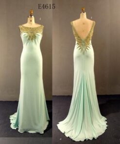 Beaded Sleeveless Evening Dresses