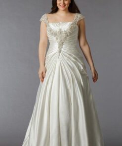 Style 6008K - Beaded Plus Size Wedding Dresses