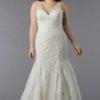 sleeveless plus size bridal gowns at Darius Cordell