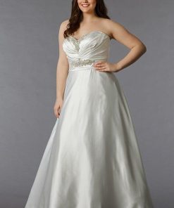 Style 6042K - Strapless Plus Size Wedding Dresses