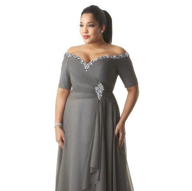 Plus size embroidered dress | IGIGI.com