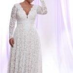 Plus size wedding dresses with sleeves from Darius Cordell