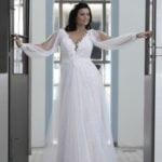 Style PS1431 - Loose Long Sleeve Wedding Dress for Plus Size Bride