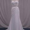 Fitted Plus Size Wedding Gown with beaded belt