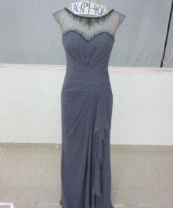 Illusion neckline Mother of the groom dresses